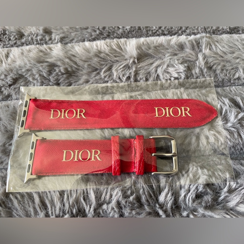 Up Cycled Repurpose Dior Ribbon Apple Watch Band size 38/40/41